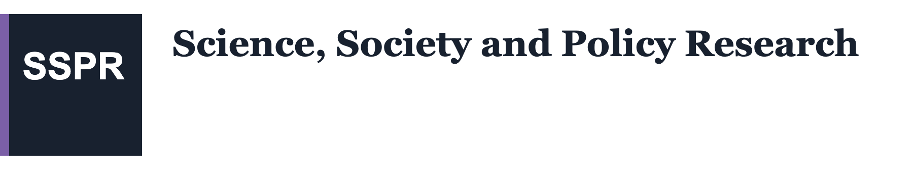 Science, Society and Policy Research logo